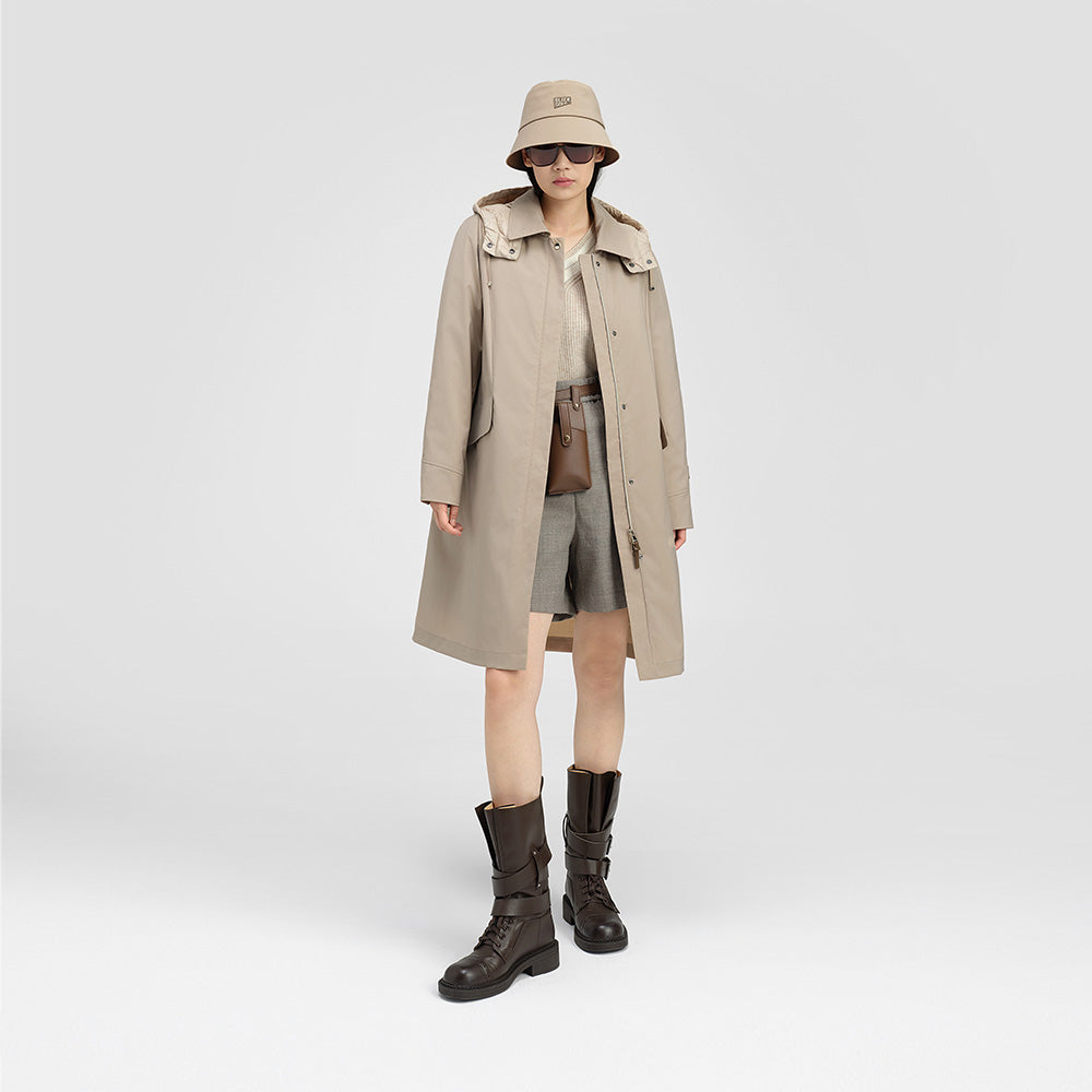 Future Wool - light Shell- Trench coat style