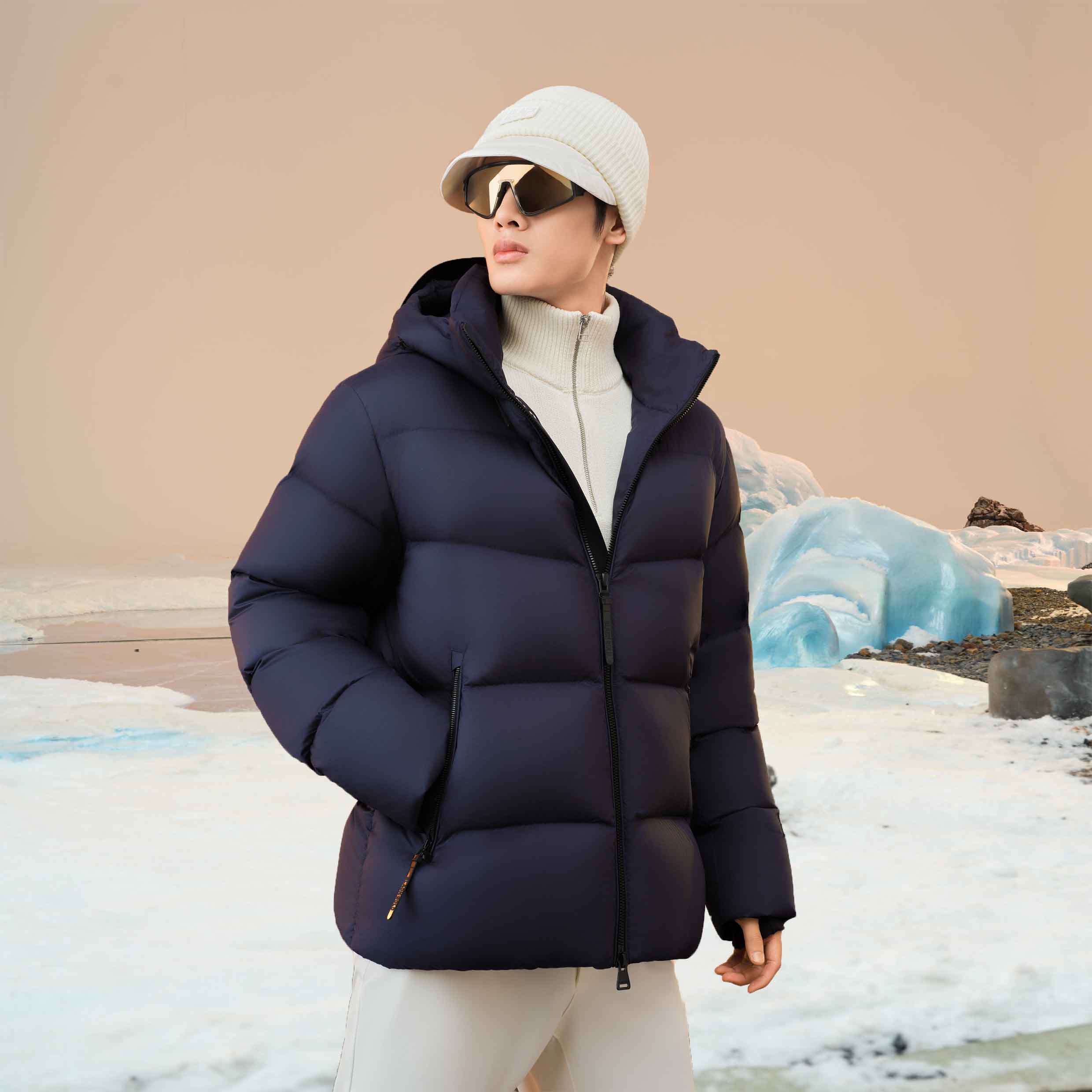 Utility Chic Unisex 5 Grid - Black