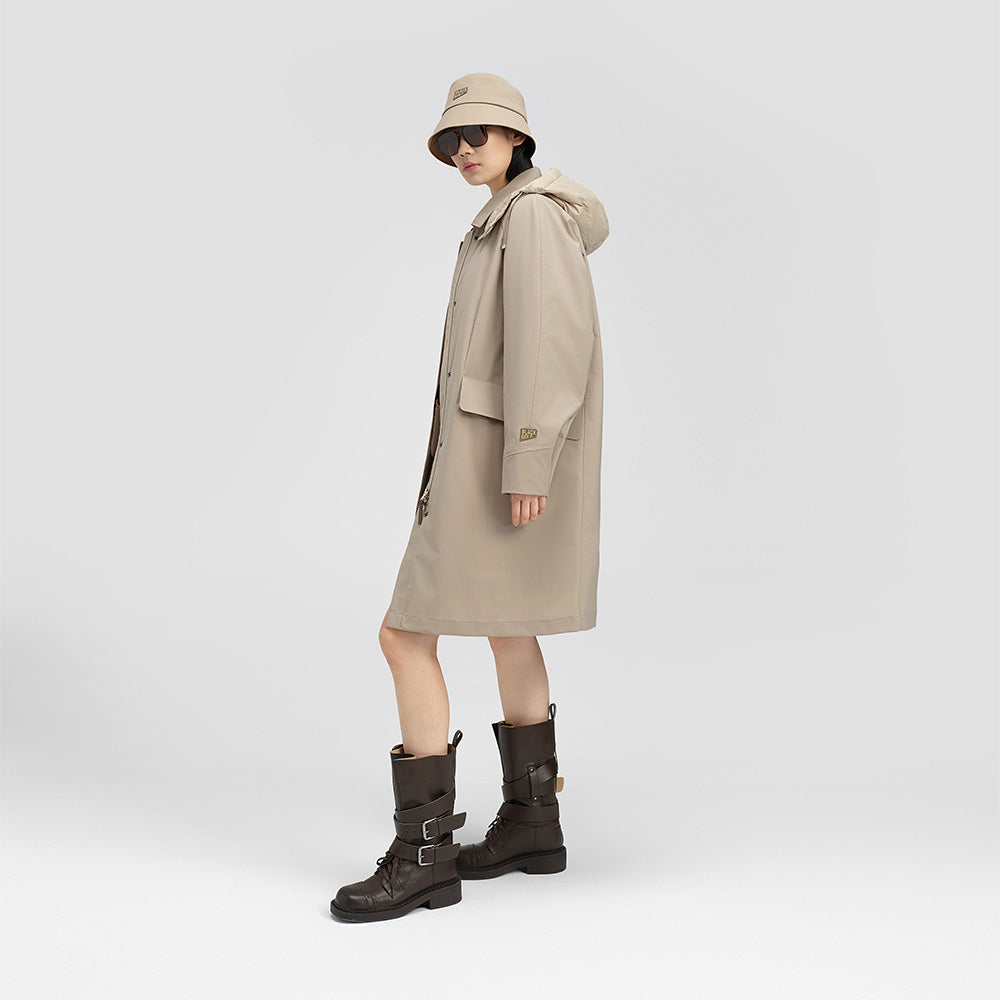 Future Wool - light Shell- Trench coat style