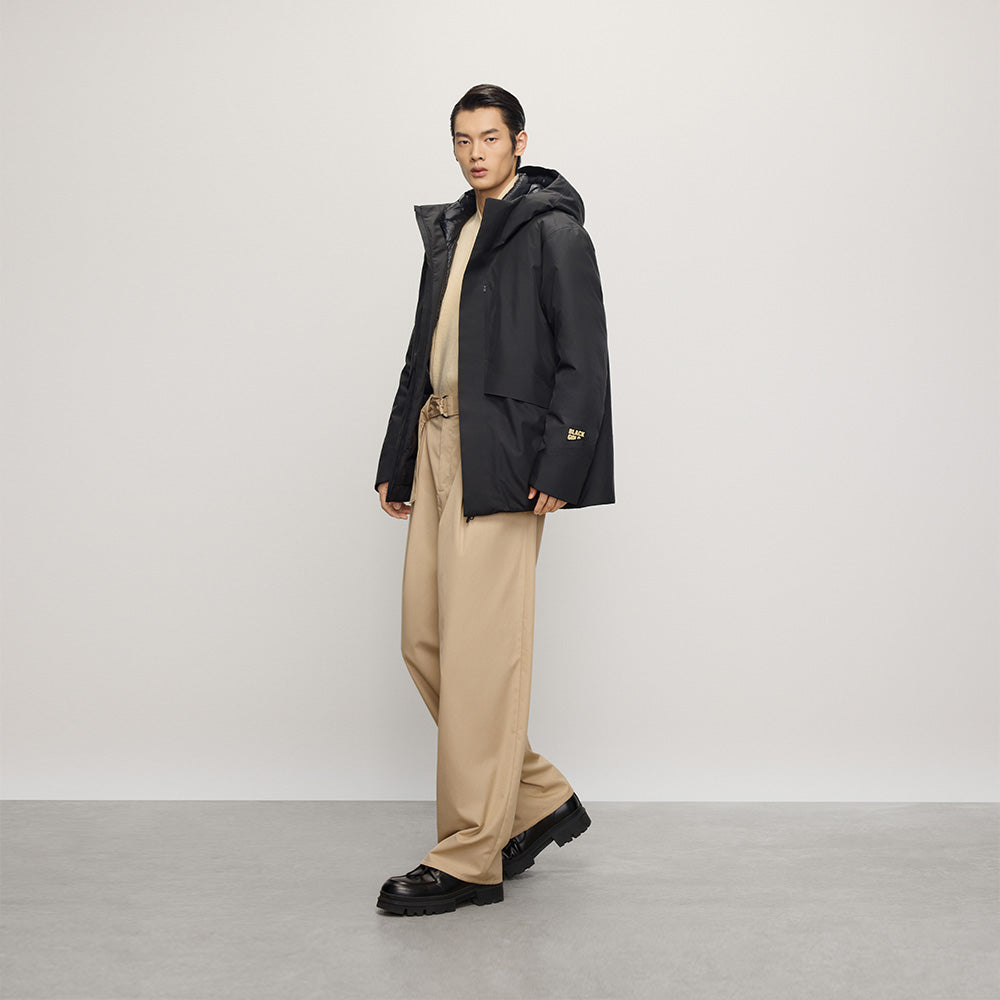 Wind Shell - Cropped mid-thigh men‘s down jacket