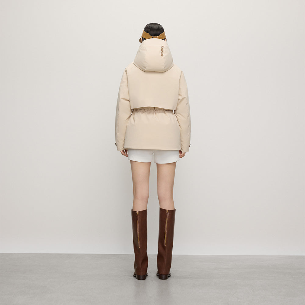 Wind Shell -High-cut mid-thigh down coat