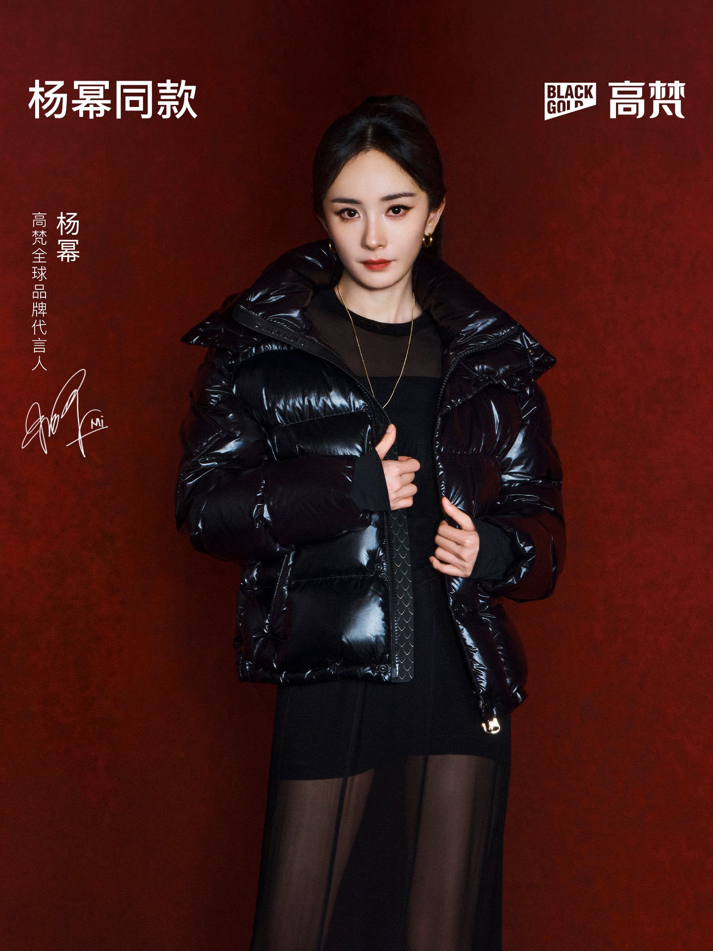 YANG MI SIGNATURE LOOK- Black Gold Puff 5.0