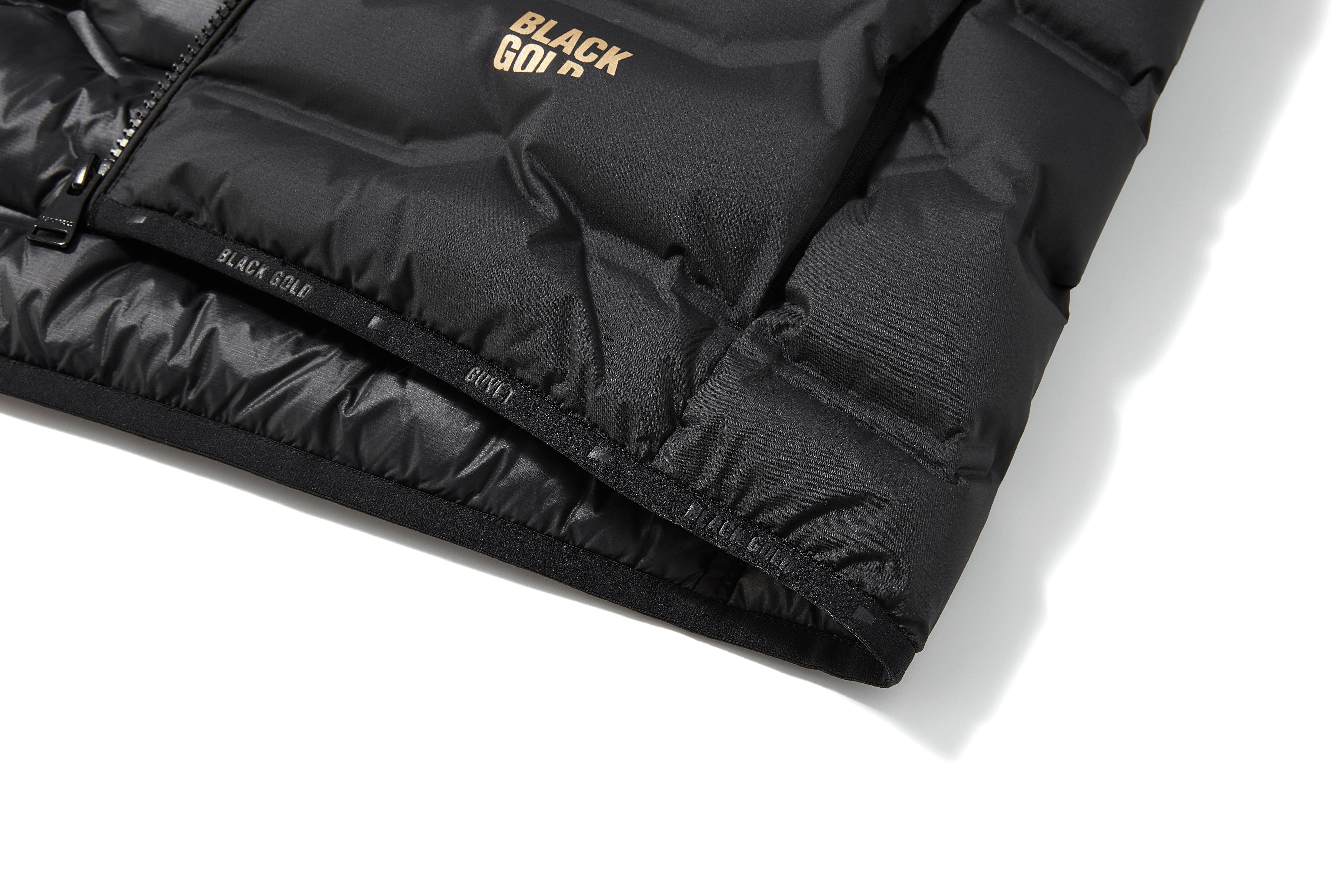 Lil Black Gold -  Laser-Fused Puff Vest