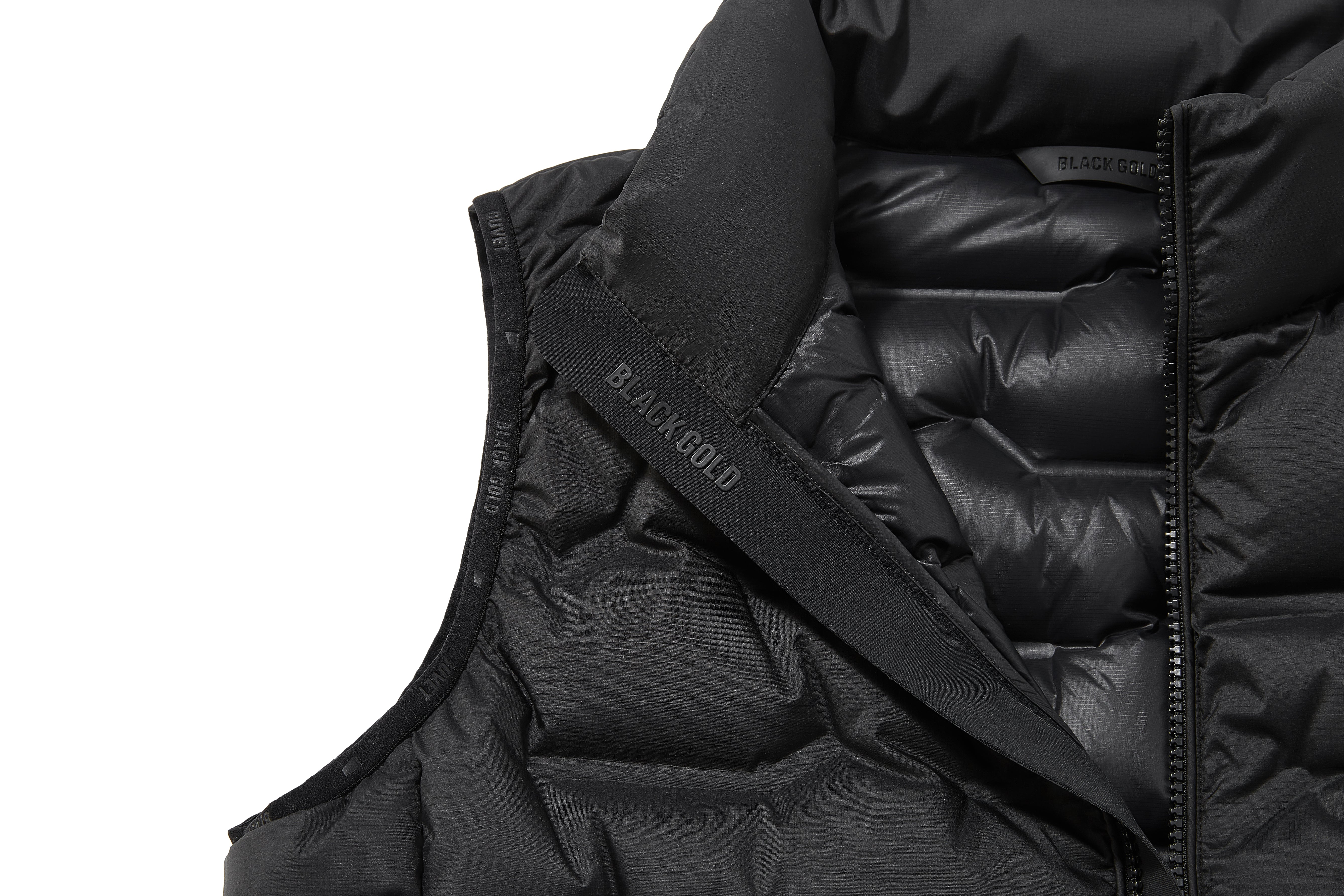 Lil Black Gold -  Laser-Fused Puff Vest