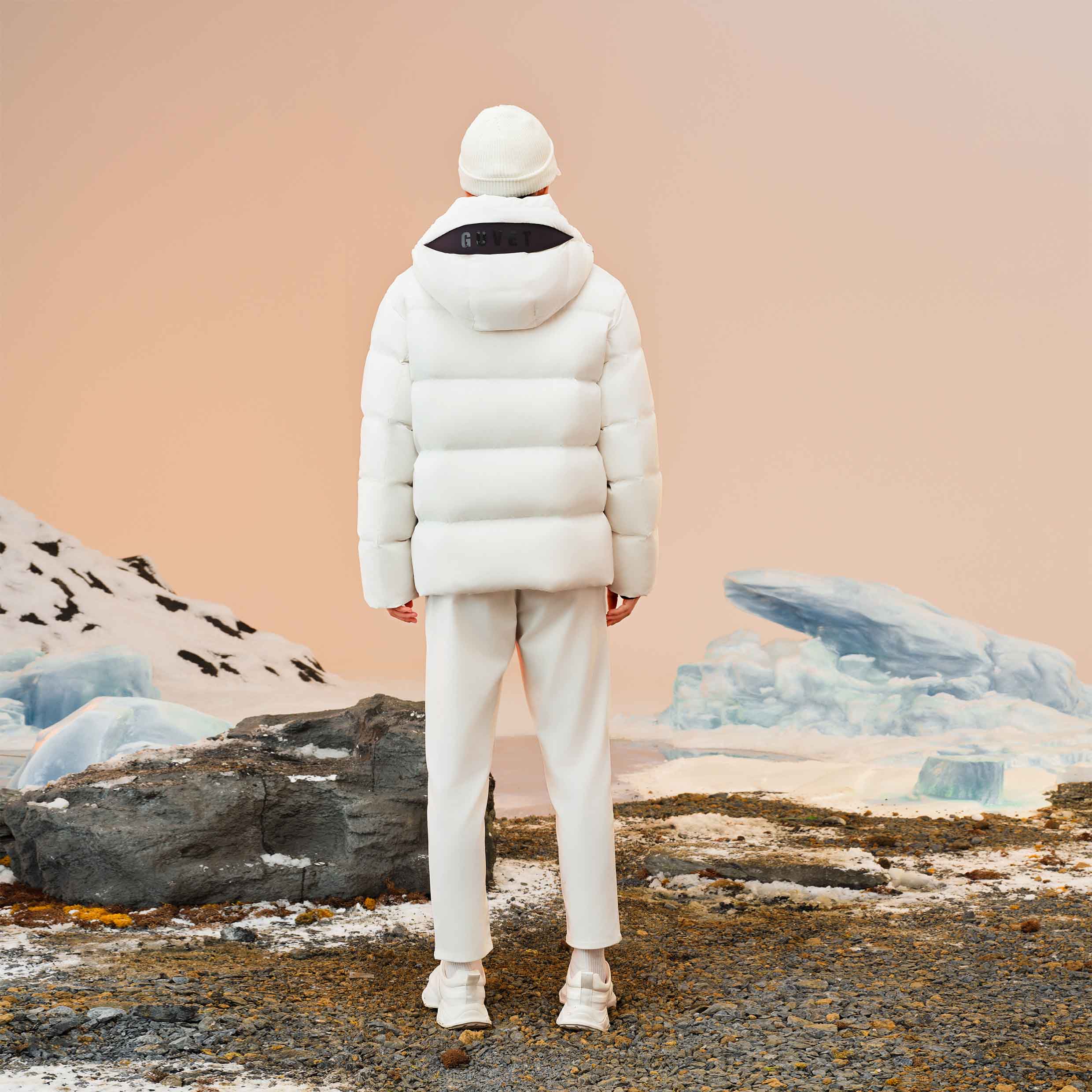 Utility Chic Unisex 5 Grid - White