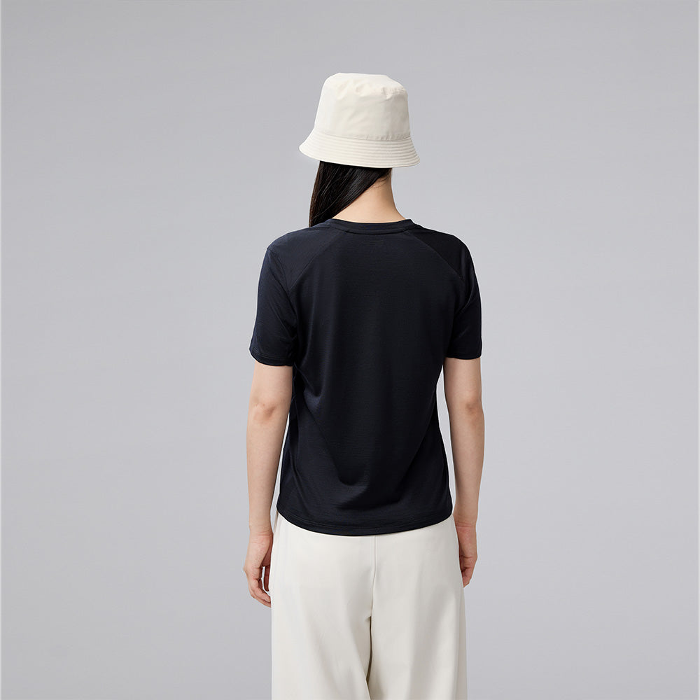 LIL BLACKGOLD - Tech-wool T-Shirt