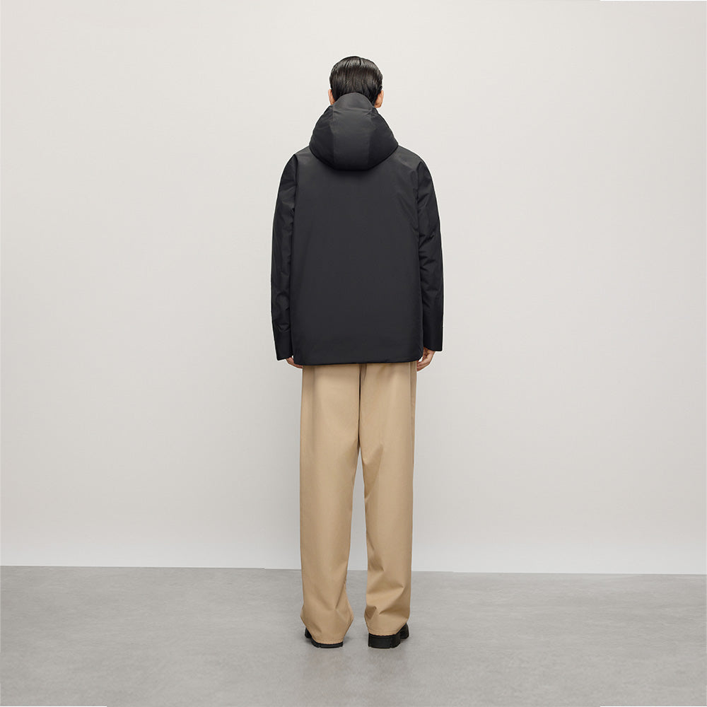 Wind Shell - Cropped mid-thigh men‘s down jacket