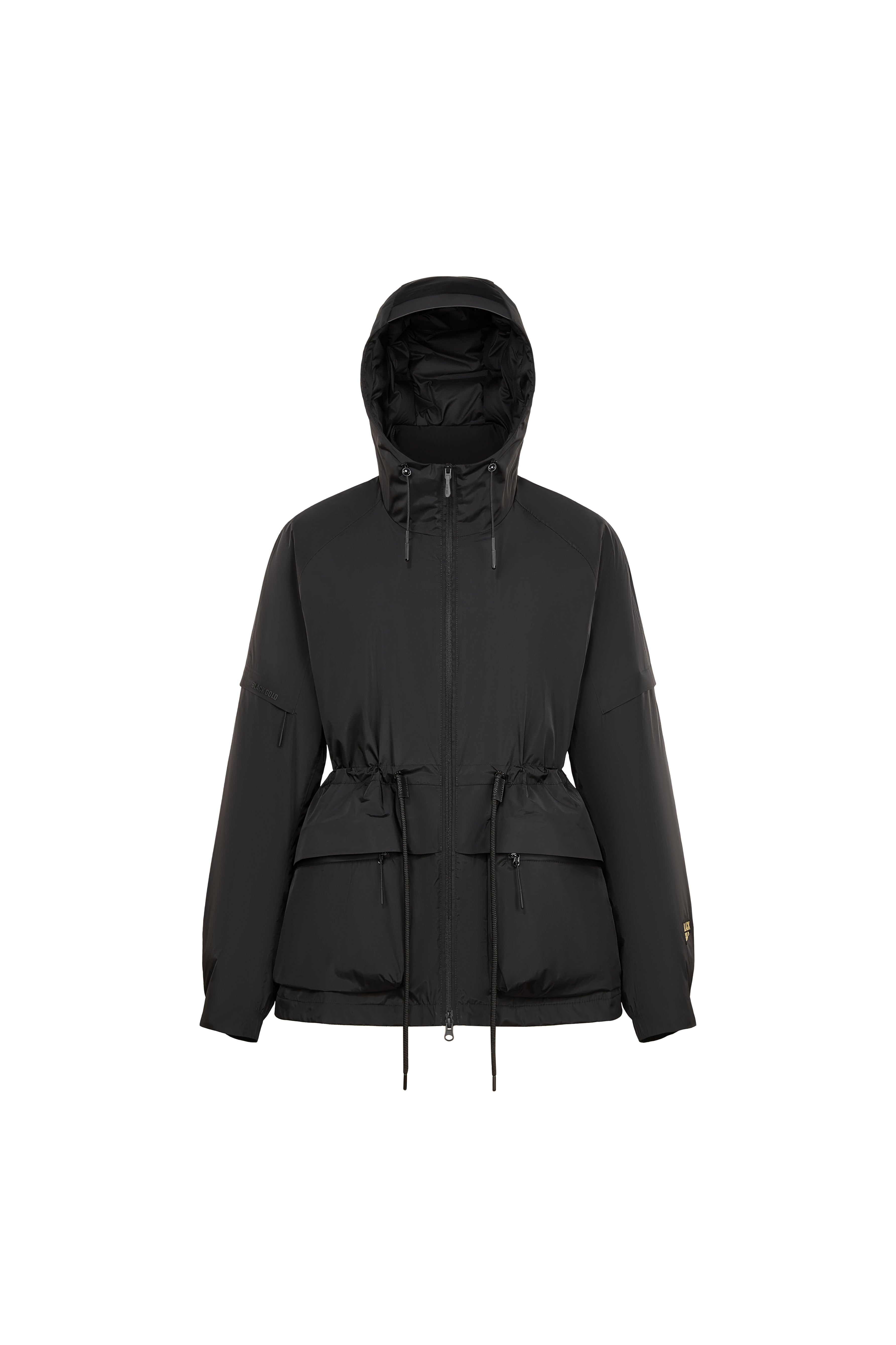 Wind Shell -	Cropped mid-thigh X line down jacket